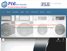 Tablet Screenshot of plecoinlaundry.com
